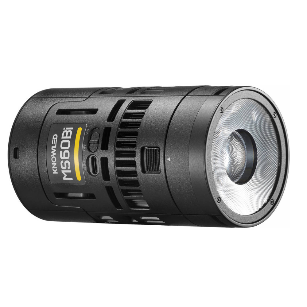 Godox KNOWLED MS60R | MS60Bi 2 Light Kit RGB | Bi-Color LED Studio Light Set w/ 1800~10000K CCT, Zoom Lens & Modifiers, Onboard DMX / RDM CRMX App Control, Fan Cooled, USB-C Power, NFC Protection & 14 / 11 Lighting Effects for Photography