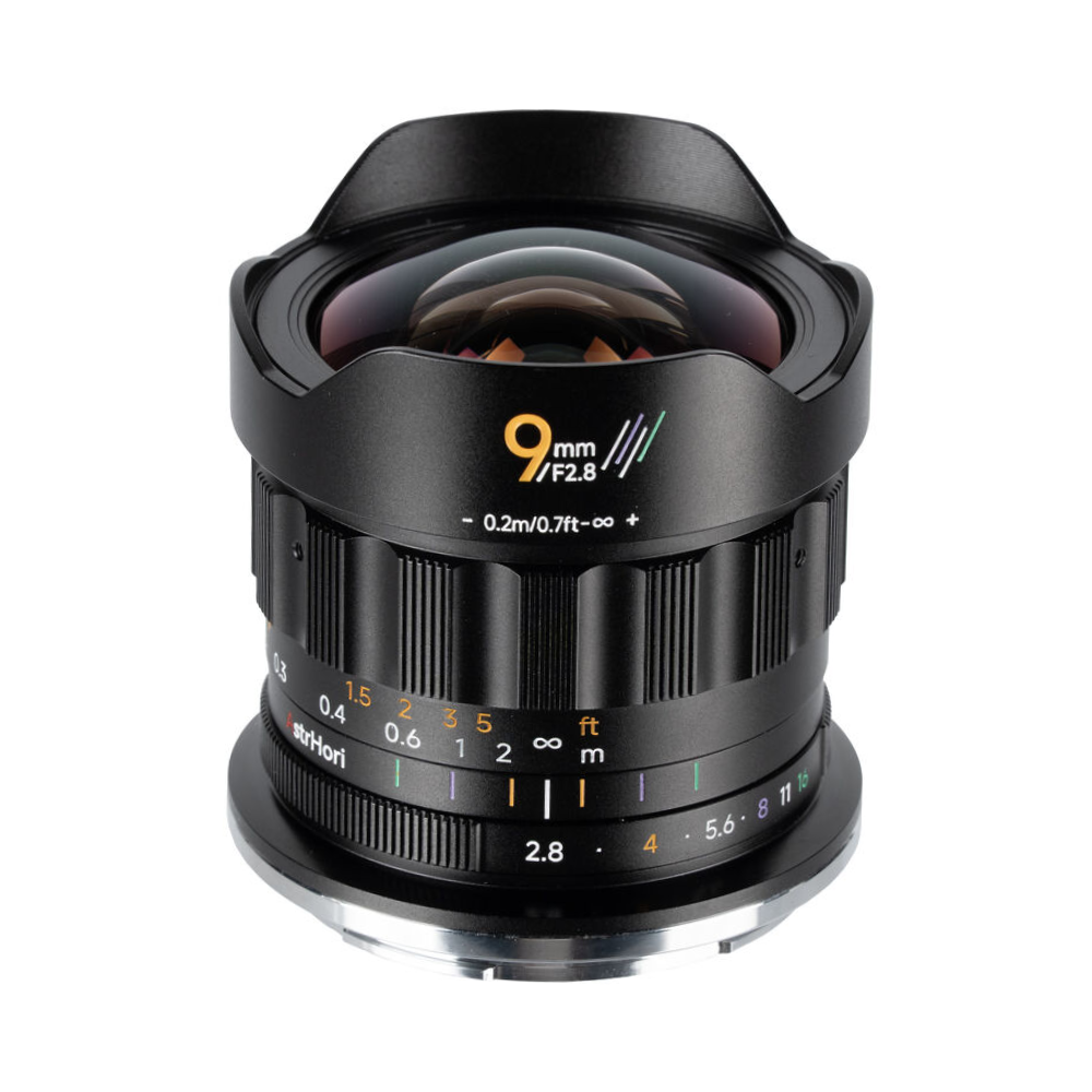 AstrHori 9mm F2.8 Ultra Wide-Angle APS-C Manual Focus Lens for E / X / M43 / RF / Z Mount
