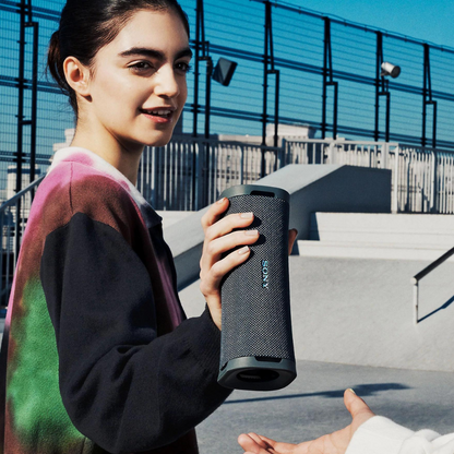 Sony ULT Power Sound Series ULT FIELD 1 Wireless Portable Speaker with 12-hours of Battery Life, Water and Dustproof IP67 Rating, Bluetooth 5.3, and Multi-Way Strap - Available in Black / Orange / Forest Gray / Off White | SRS-ULT10