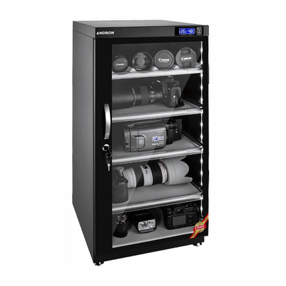 Andbon DS-125S Horizontal 125 Liters Dry Cabinet Box with Digital Display and Automatic Humidity Controller