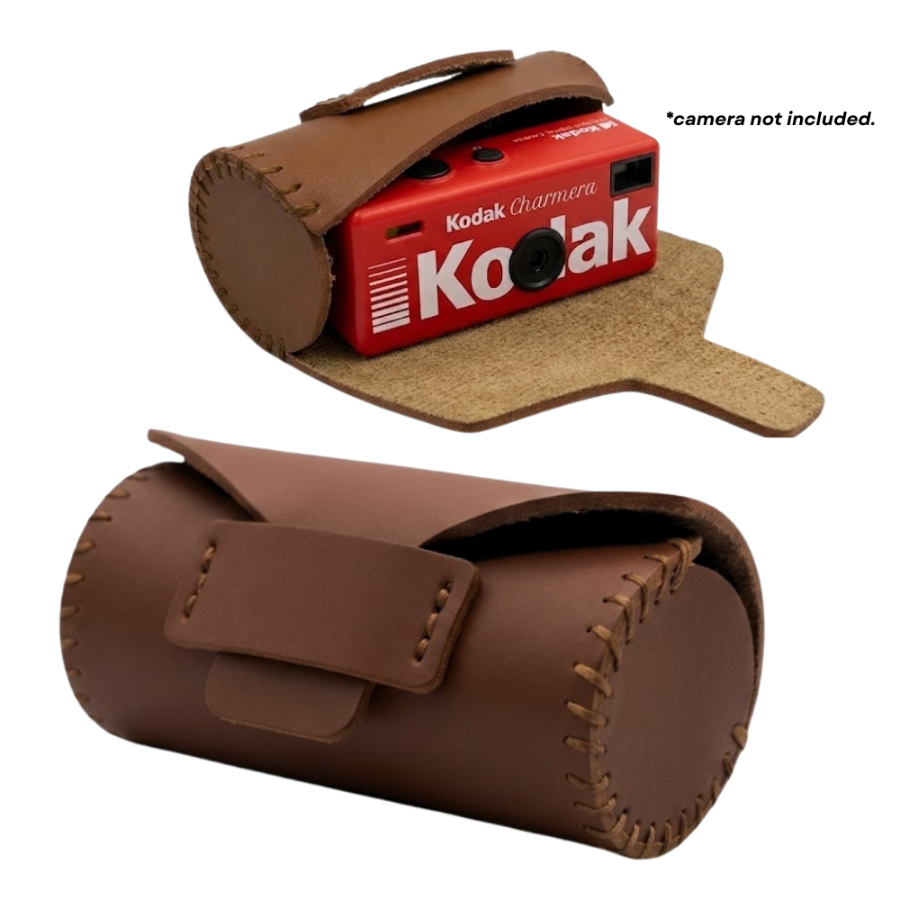 PIKXI Kodak Charmera Camera Leather Pouch Case