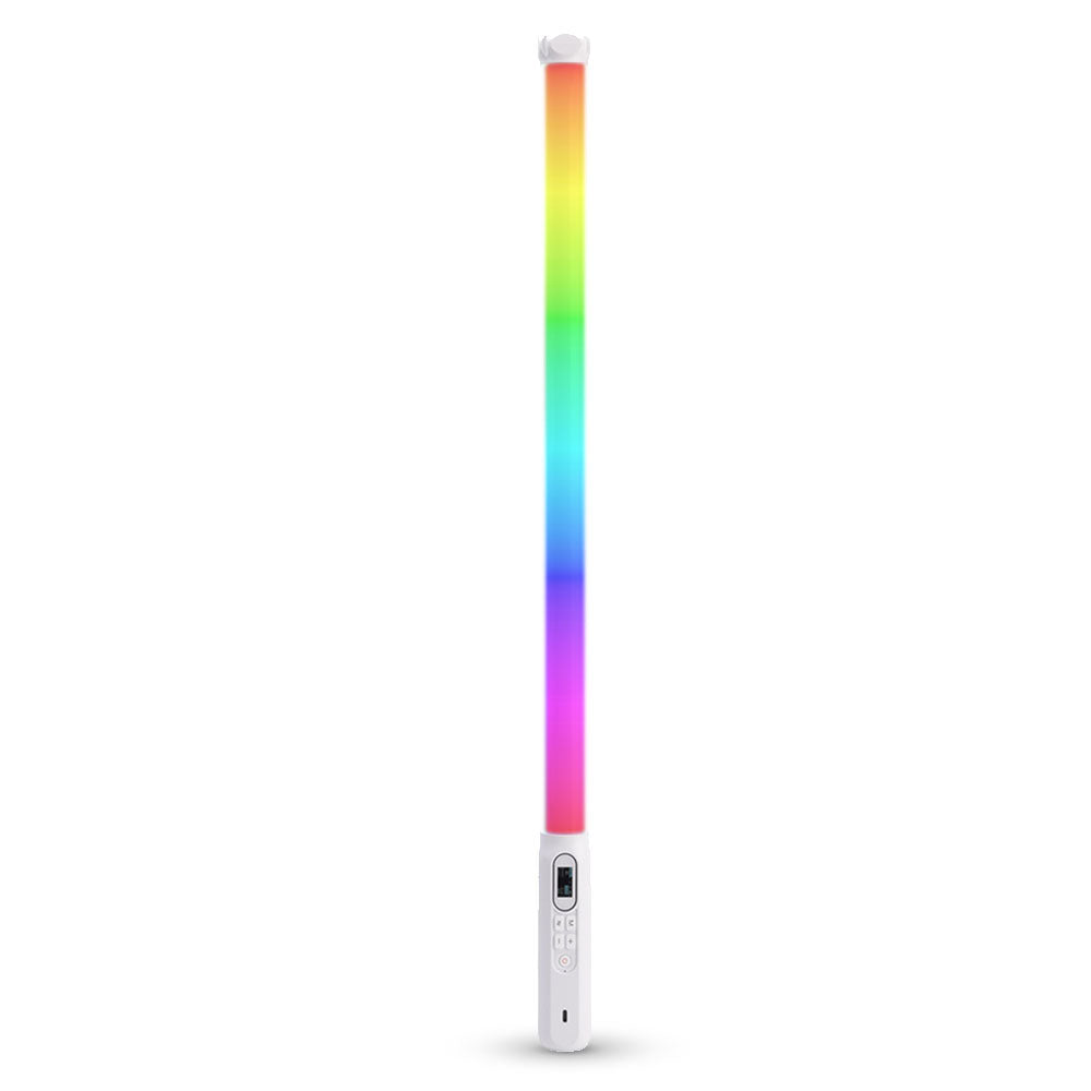 Viltrox P12 Full RGB Pixel LED Light Stick with FX / PX Scene Lighting Effect Presets, 10W 2500mAh Battery Power, Max 20m Wireless Range via Link Mobile App, Magnetic Design and Screw Hole Ends for Studio Lighting and Content Creation