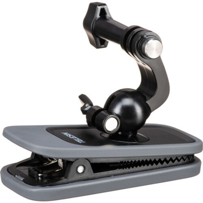 TELESIN Backpack Clip Mount for Action Cameras with 360° Ball Head and Mounting Buckle