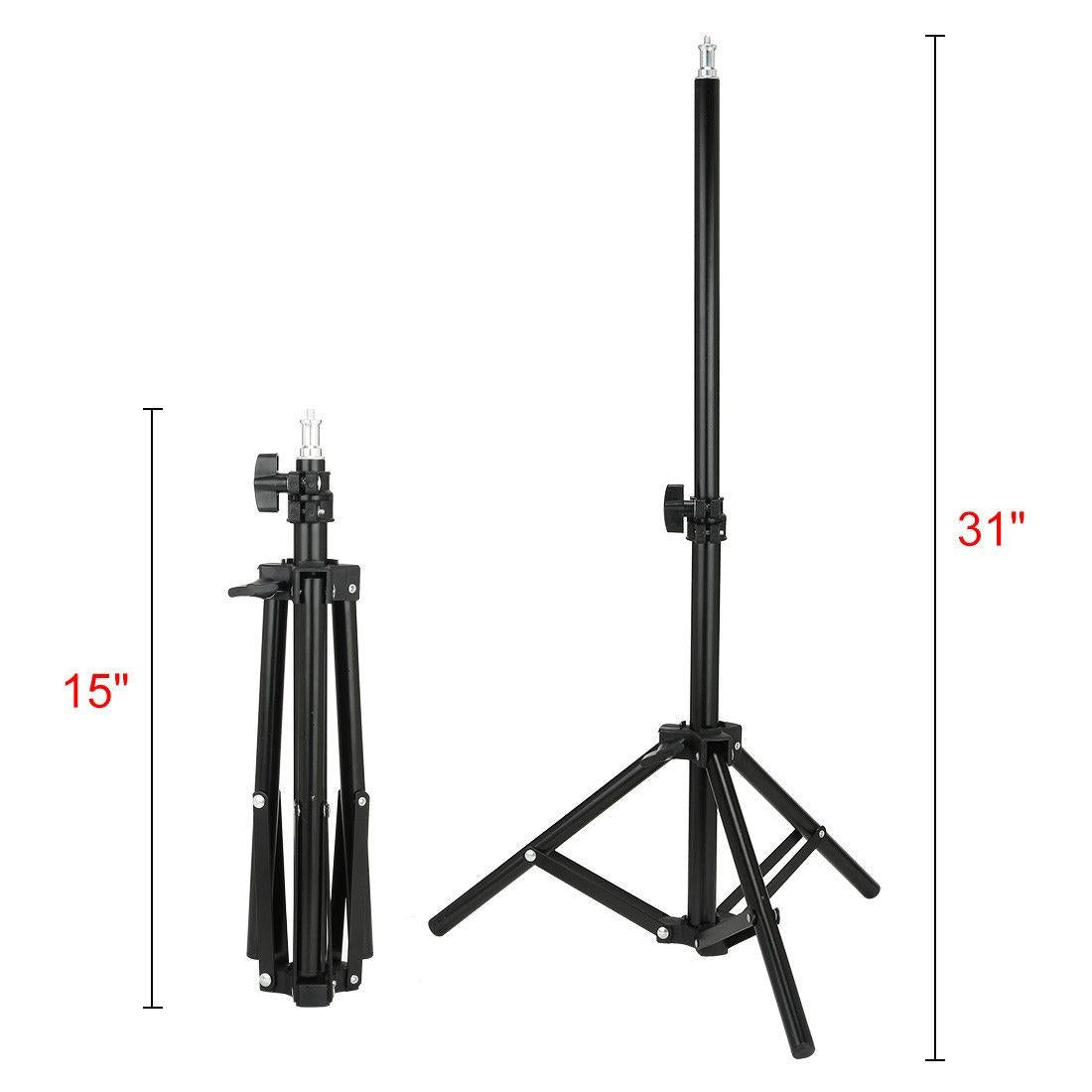 Pxel LS80B 80cm 2.6ft Flash Light Lamp Stand Tripod for Softbox Photo Studio Video Umbrellas Reflector Lighting