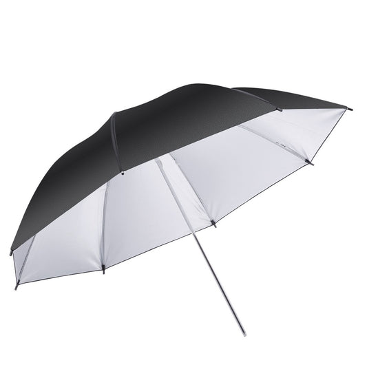 Pxel UM-BWS84 33"/83cm Studio Photography Soft Translucent/Black Silver Reflector 2in1 Double-Layer Umbrella For Studio Flash Strobe
