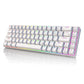 [CLEARANCE] Royal Kludge RK RKG68 68 Keys Mechanical Gaming Keyboard 2.4G Wireless Hot Swappable TKL with Bluetooth 5.0 (White, Black) (Blue Clicky, Red Linear, Brown Tactile Switch)