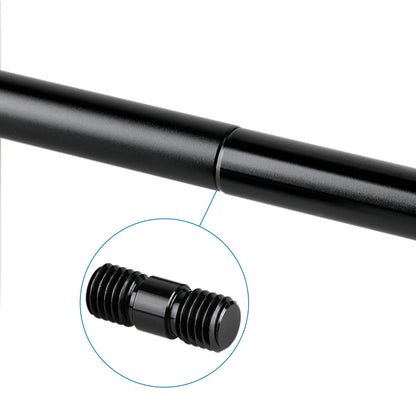 [CLEARANCE] SmallRig 15mm Threaded Rod Pack and 2pcs M12 Connectors with 8" 2pcs and 12" 2pcs Black Aluminum Alloy Rods for Camera Rig Rod Clamp System 1659
