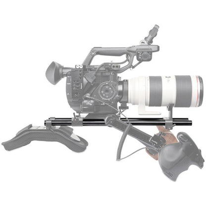 SmallRig 2pcs 16" Black Aluminum Alloy Rod (PAIR) with 1.5cm Diameter (M12-40cm) for Videography and Studio Equipment 1054