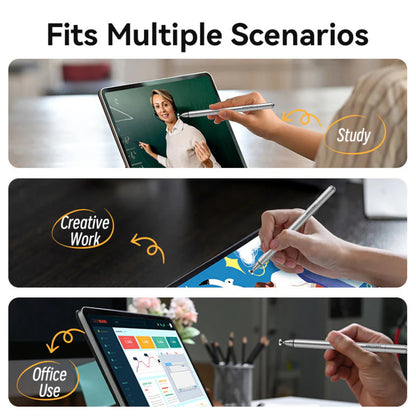 Vention Universal Stylus Pen with 2-in-1 Replaceable Tip Design, High-Sensitivity Touch, Ergonomic Grip, Durable Aluminum Alloy Body for Smartphones, Tablets and Laptops