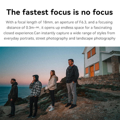 7Artisans 18mm F/6.3 Mark II APS-C Format Fujifilm X Mount Wide Angle Prime Pancake UFO Slim Lens MF Manual Focus for Mirrorless Cameras