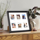 Pikxi 2-in-1 Wooden Picture Frame for FUJIFILM Instax Mini Film and 4R Photo Prints with Stand and Wall Mount