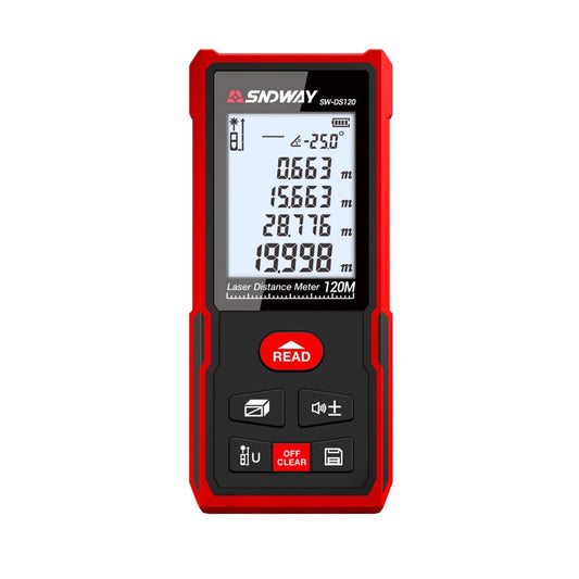 [CLEARANCE] Sndway SW-DS50 Laser Rangefinder Distance Meter 50M with STM32 Chip 60 Degree Angle Sensor Backlight Supports and Waterproof