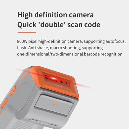 LogicOwl 1D 2D NFC Portable PDA POS Terminal Scanner and Thermal Printer with 2350mAh Battery, 4G GPS, Dual Band WIFI and Bluetooth Connection, 8MP Camera,  6.2 Display, IP54 Grade for Point of Sale and Cashier | OJ-H3