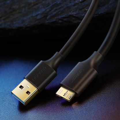 [CLEARANCE] UGREEN USB 3.0 A Male to Micro USB 3.0 Male Cable 5Gbps High Speed Gold-Plated Data Hard Drive Cord 2M | 10843