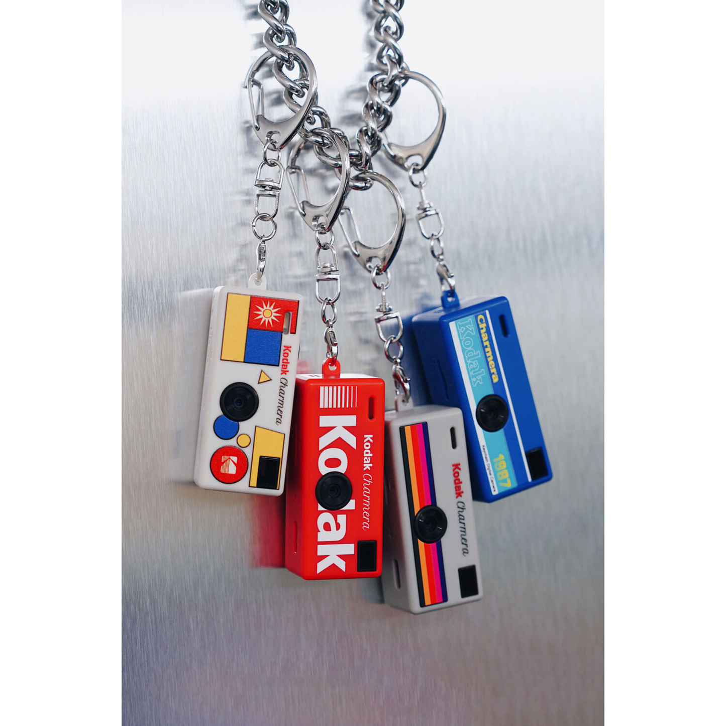 Kodak Charmera Keychain Vintage Style Digital Camera Blind Box – Retro Charm Mini Collectible 1080p Video 30fps, Built-in Flash, Creative Filters & Frames, USB-C Rechargeable, Compact & Portable Design for Photography