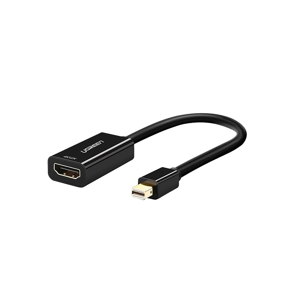 UGREEN 4K 30Hz Mini DisplayPort to HDMI Female Adapter 3Gbps DP Converter for Laptop, PC, TV (0.25M) | 40360 40361