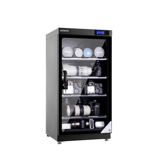 Andbon AD-100C Horizontal Dry Cabinet Box 100L Liters Digital Display with Manual Humidity Controller