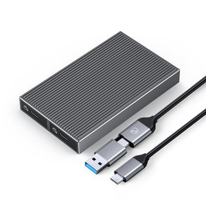 [CLEARANCE] ORICO M.2 SATA SSD Enclosure with 6Gbps Transmission Rate, B-Key/B&M-Key and Type-C for Windows Mac OS Linux Android | Grey