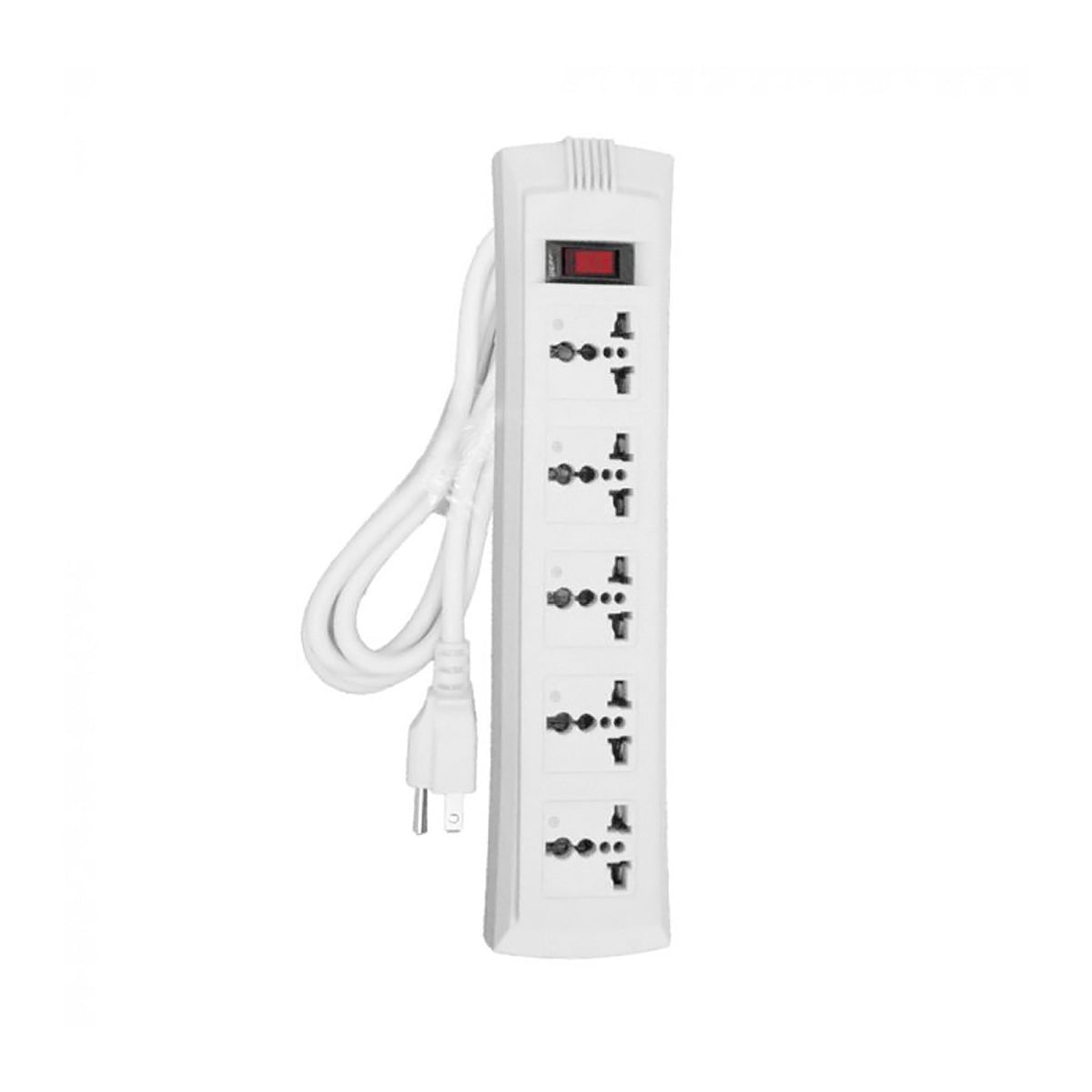 OMNI 2500W 10A 220V 1.83 Meters Universal Outlet Extension Cord Cable with Switch for Electronics and Appliances (Available in Different Gangs) (1.83M) | WEU