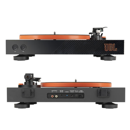 JBL Spinner BT Bluetooth Turntable - Manual Two-Speed Modern-Retro Vinyl Record Player with Removable Headshell for Bluetooth Speakers & Headphones