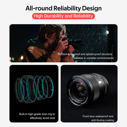 Viltrox AF 27mm f/1.2 STM Auto focus Prime Lens with APS-C Format for Sony E-Mount Mirrorless Cameras