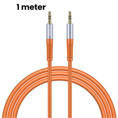 [CLEARANCE] ORICO Soft Silicone 3.5MM AXZ Series Audio Cable Male-to-Male with Gilded Connector and Tinned Copper for Smartphone Speakers and Other Audio Accessories - Blue