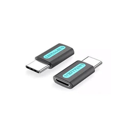 Vention USB-C Male to Micro USB-B Female Adapter with High-Speed 480Mbps Transfer Speed for Phone, Tablet, Laptops