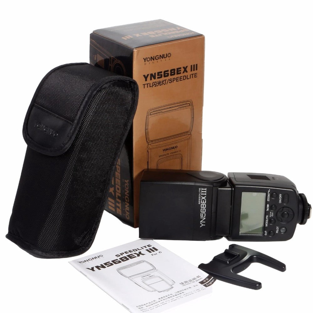 Yongnuo YN568EX III Version 3 Wireless i-TTL 2.4Ghz Speedlite Manual Flash with High-Speed Sync for Nikon DSLR Cameras