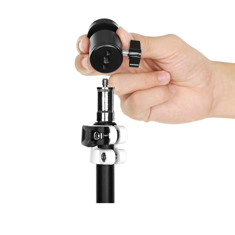Pxel AA-UC4 Heavy Duty Clip Clamp C / U Type Photo Studio Light With Stand Ballhead Ball Head 1/4" Screw For Studio Flash, Camera etc