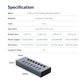 ORICO USB 3.0 5Gbps 13-Port Hub with Individual Switches & 60W Power Supply for PCs, Computer Desktops & Laptops (Windows, macOS, Linux) | USB Hub Extension Docking Station | ORICO-BT2U3