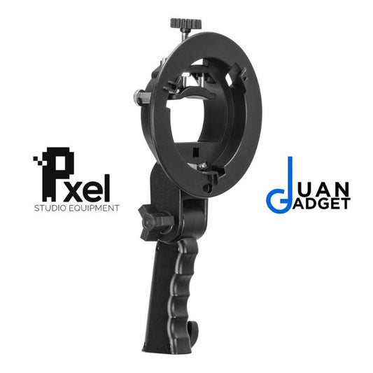 [CLEARANCE] Pxel AA-SB S Bracket Flash Mount with Adjustable Cold Shoe for Bowen Style Softbox