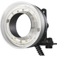Godox R2400 Ring Flash Head for P2400 Battery Pack with 2400W Power Range, 5800-200K CCT Color Temperature, Built-in LED Light, 64 Guide Number and Umbrella & Foldable Bracket for Fashion, Portrait, Macro Photography