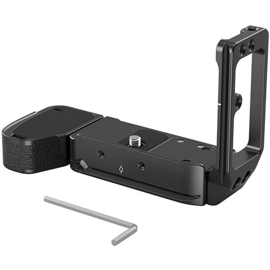 SmallRig Dedicated L-Bracket with Leather Grip and 1/4"-20 Screw, Extendable Side Plate, Multiple 1/4”-20 Threaded Holes and Strap Slot for Sony Alpha 7 III / 7R III and Alpha 9 Mirrorless Camera 2122D