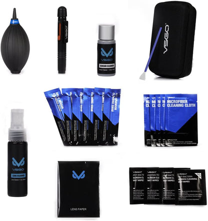 VSGO 69-in-1 Camera Lens & Sensor Cleaning Kit for APS-C / Full Frame Cameras