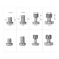 SmallRig Mounting Screw Set (26pcs) with 1/4" and 3/8" Slotted, 1/4", M2.5 and M4 Socket Cap, M2 and M3 Phillips Screws for Camera Accessories AAK2326