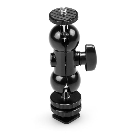 SmallRig Multifunction Double Ball Head with Cold Shoe Adapter and Knob with 1/4"-20 Screw for Camera Accessories 1135