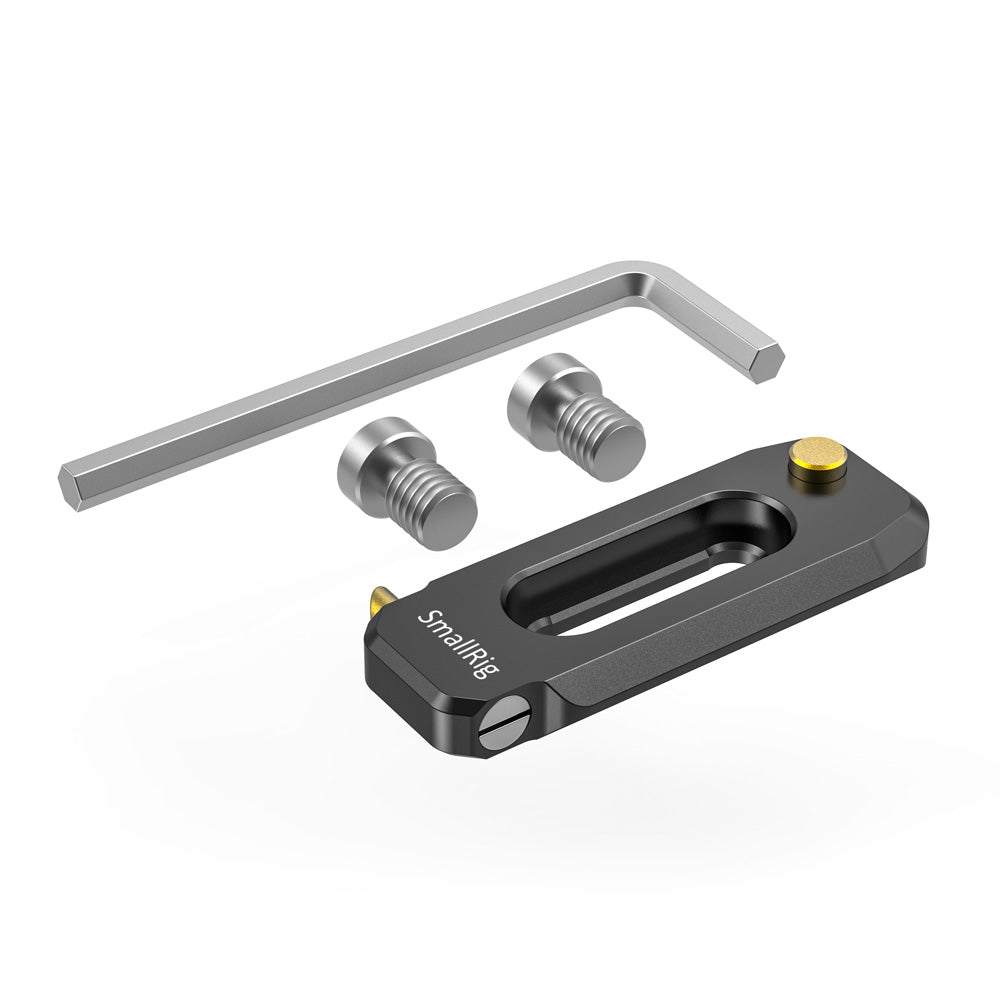 SmallRig 2" Low-Profile NATO Rail with Spring Loaded Safety Pins and 1/4"-20 Mounting Screws for NATO Camera Accessories BUN2468B