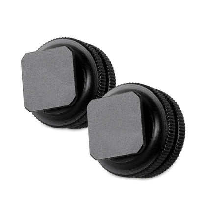 SmallRig Cold Shoe Adapter 2pcs with 1/4" Top Thread and 3/8" Bottom Thread Compatible for Camera Threaded Accessory to Hot Shoe Attachement 1631