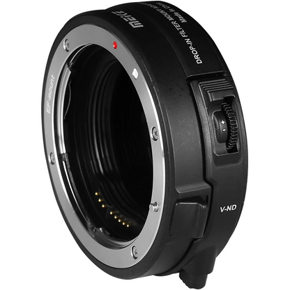 Meike MK-EFTM-C Drop-in Filter Auto Focus Mount Adapter for Canon EF/EF-S Lens to EOS M Camera with Variable ND Filter and Clear UV Filter, EOS M / M2 / M3 / M5 / M6 / M10 / M50 / M100 / M200 Mirrorless Camera