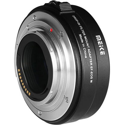 Meike MK-EFTM-C Drop-in Filter Auto Focus Mount Adapter for Canon EF/EF-S Lens to EOS M Camera with Variable ND Filter and Clear UV Filter, EOS M / M2 / M3 / M5 / M6 / M10 / M50 / M100 / M200 Mirrorless Camera