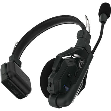 Hollyland Solidcom C1 Pro Full-Duplex (Single) True Wireless Intercom Remote Headset System with Push-to-Talk Function, Two-Mic Environmental Noise Cancellation for Professional Filmmaking
