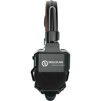 Hollyland Solidcom C1 Pro Full-Duplex (Single) True Wireless Intercom Remote Headset System with Push-to-Talk Function, Two-Mic Environmental Noise Cancellation for Professiol Filmmaking