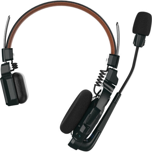 Hollyland Solidcom C1 Pro Full-Duplex (Single) True Wireless Intercom Remote Headset System with Push-to-Talk Function, Two-Mic Environmental Noise Cancellation for Professiol Filmmaking