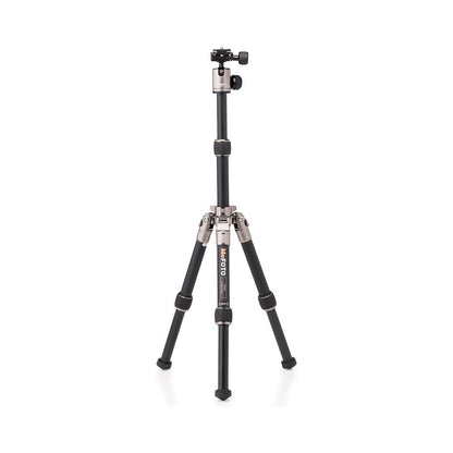 [CLEARANCE] MeFOTO Daytrip Travel Aluminum Tripod with Mini Arca Ball Head, 4kg Load Capacity, Reverse Folding Function (Available in Black, Blue, Green, Orange, Purple, Red, Titanium)