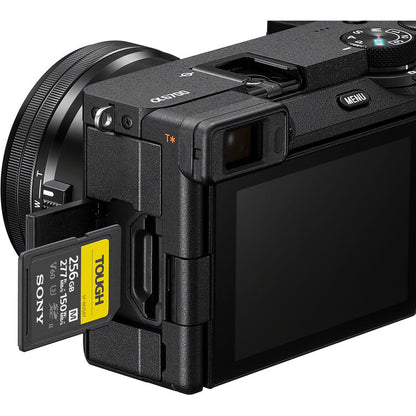 Sony Alpha A6700 Mirrorless Digital Camera Body APS-C E-Mount 4K 120p QFHD HDR, Fast Hybrid AF Autofocus, Touch Screen Panel Display, WiFi Bluetooth and USB Type-C PD, HDMI, 3.5mm Stereo Terminals | ILCE-6700
