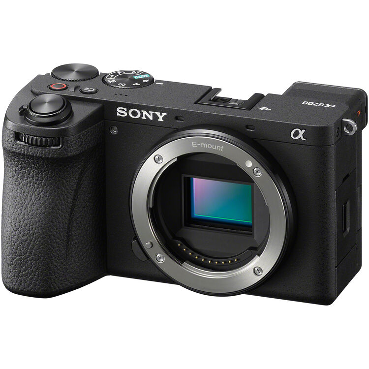 Sony Alpha A6700 Mirrorless Digital Camera Body APS-C E-Mount 4K 120p QFHD HDR, Fast Hybrid AF Autofocus, Touch Screen Panel Display, WiFi Bluetooth and USB Type-C PD, HDMI, 3.5mm Stereo Terminals | ILCE-6700