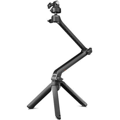 PGYTECH CapLock MantisPod Multifunctiol Action Camera Tripod with Quick Release Clamp, Panoramic Ball Head, Three-Section Arm, and 1/4" Screw Adapter for Insta360, DJI, GoPro, Compact Cameras, and Smartphone Holders | P-GM-158