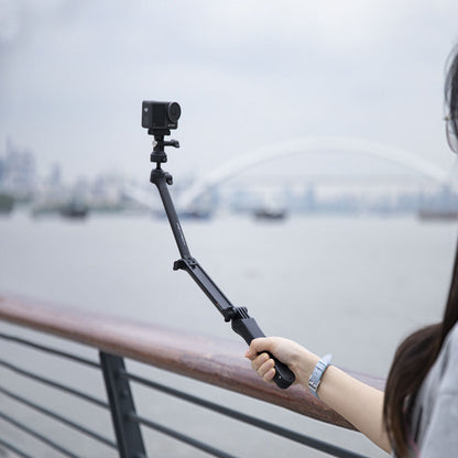 PGYTECH CapLock MantisPod Multifunctiol Action Camera Tripod with Quick Release Clamp, Panoramic Ball Head, Three-Section Arm, and 1/4" Screw Adapter for Insta360, DJI, GoPro, Compact Cameras, and Smartphone Holders | P-GM-158