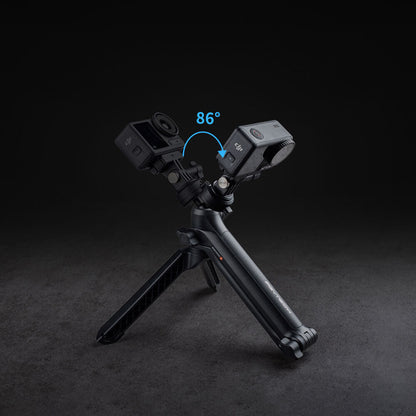 PGYTECH CapLock MantisPod Multifunctiol Action Camera Tripod with Quick Release Clamp, Panoramic Ball Head, Three-Section Arm, and 1/4" Screw Adapter for Insta360, DJI, GoPro, Compact Cameras, and Smartphone Holders | P-GM-158