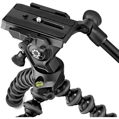 [CLEARANCE] Joby GorillaPod 3K Video PRO Professiol Video Head Kit Camera Tripod Stand with Smooth Pan and Tilt Movements for DSLR and Mirrorless Camera